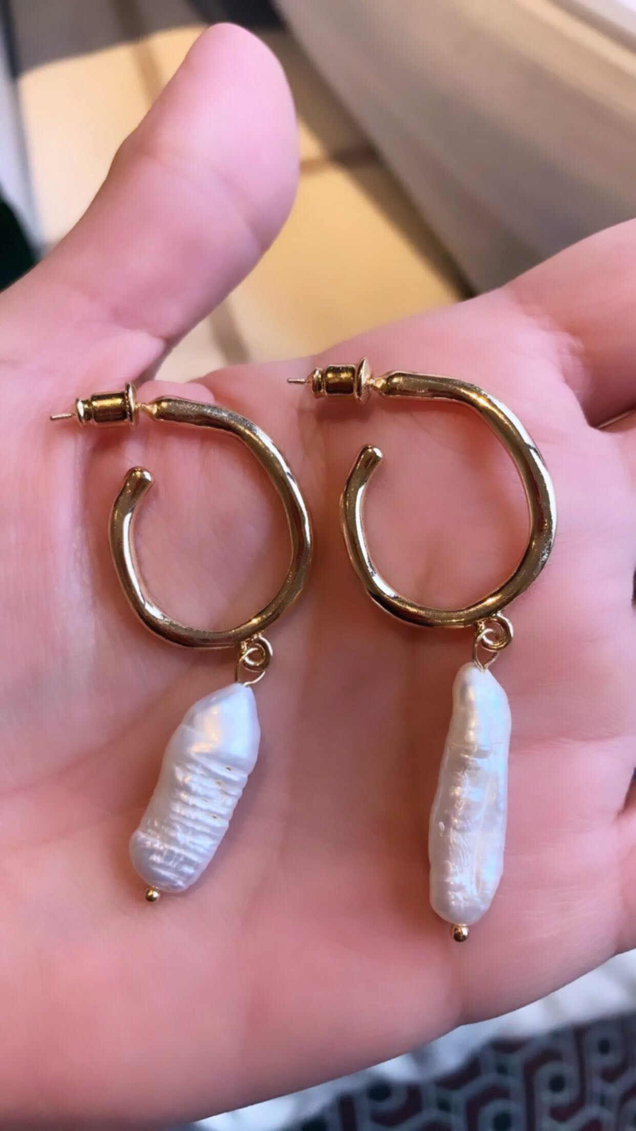 Margaret Pearl Earrings